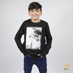 Remera M/L estampa foto SKATER - 540N - comprar online