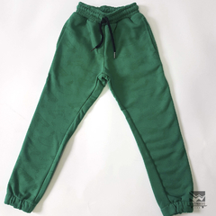 Pantalón frisa estampado full kids verde - 814K