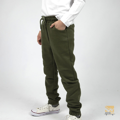 Pantalón Jogger Frisa Verde 890N - comprar online