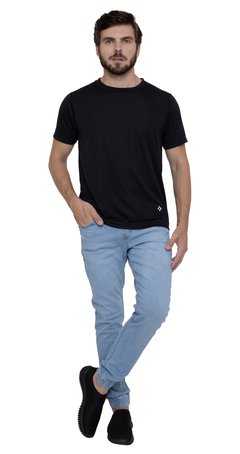 Calça Jeans Masculina Jogger Com Cordão - loja online