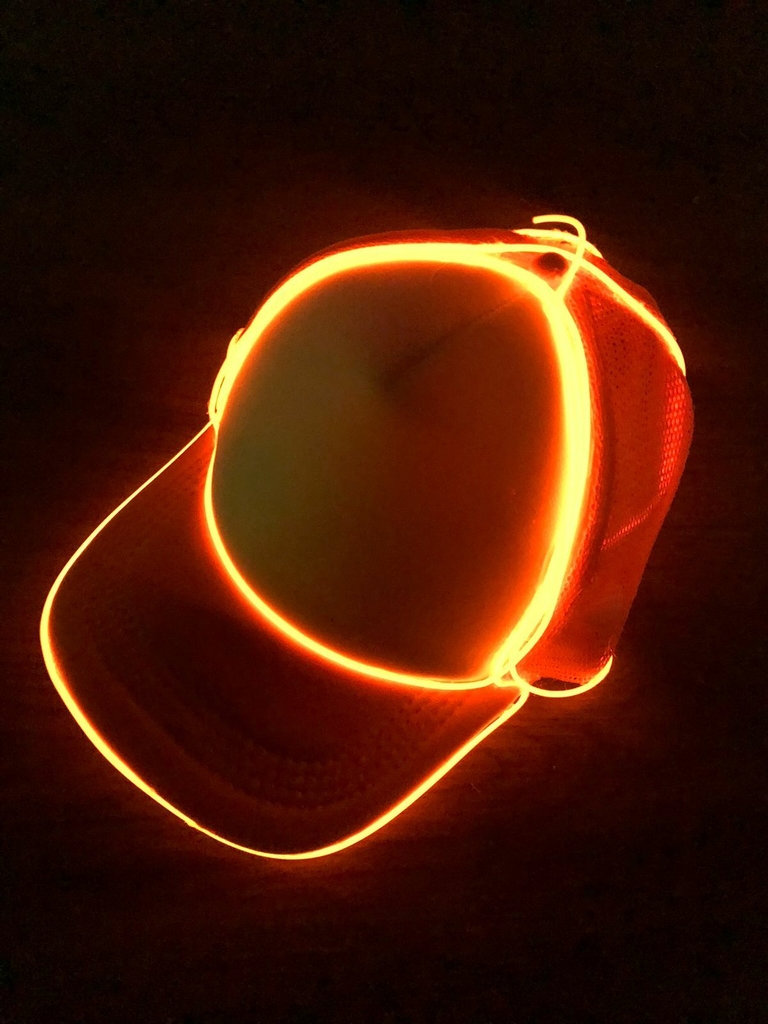 Gorra naranja LED -unidad - Comprar en Hori Cotillon