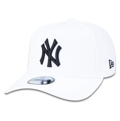 Boné New Era 9forty A-frame Snapback Aba Curva Mlb New York Yankees - Branco