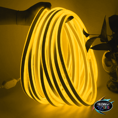 Mangueira Led Neon Flex 12v 50M Amarelo na internet