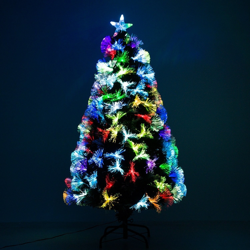 Árvore de Natal Led 1,20MT Fibra Ótica 8 Funções RGB Bivolt Árvore de Natal Led 1,20MT Fibra Ótica 8 Funções RGB Bivolt