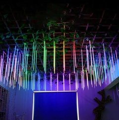 Tubo LED Chuva Meteoro Snowfall RGB Bivolt Impermeável na internet