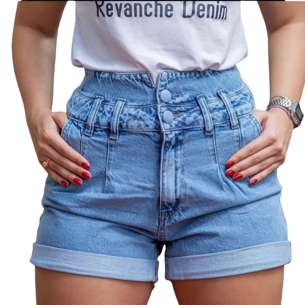Shorts cós alto Revanche Jeans - Comprar em Arezzela