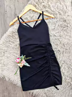 Vestido lycra con frunce - Comprar en Baja California Vestido lycra con frunce - Comprar en Baja California