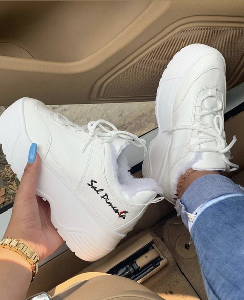 Comprar Tênis em MRS. DANNY MODAS: Branco | Filtrado por Mais Vendidos