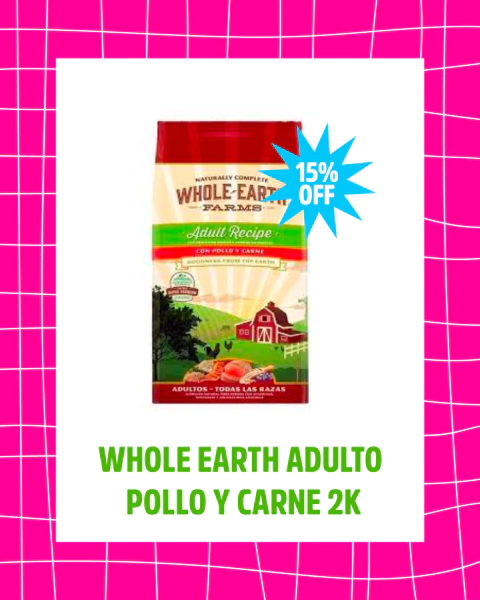 Whole Earth Farms Pollo y Carne Perro Adulto 2Kg
