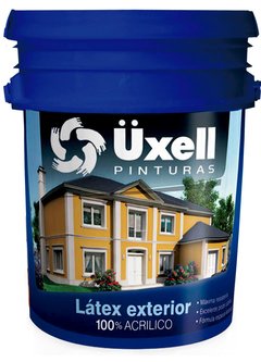 Latex Exterior 100% Acrilico Uxell Blanco X 4 Lts