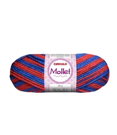 Lã Mollet 40g Círculo Tricô/Crochê Cores Lisas e Multicolor - Confraria das Artes