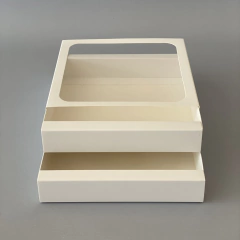 Pack x 6 u CAJONERA DOBLE CON VISOR CUADRADO (17x17x6.5 cm) BOMBONES /CHOCOLATES - comprar online