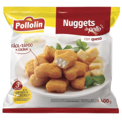 Nuggets de Pollo con queso x 400 grs