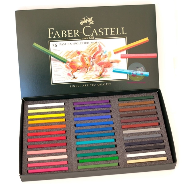 Pasteles tiza Faber-Castell Polychromos estuche x 36