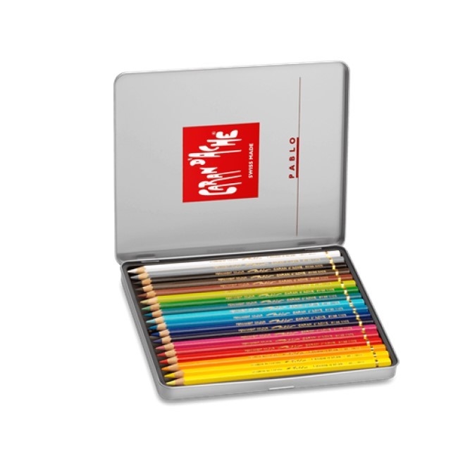 Crayons de couleur permanents x18 - Carand'Ache