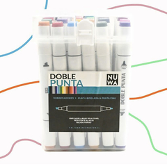 MARCADORES DOBLE PUNTA X36 nuwa