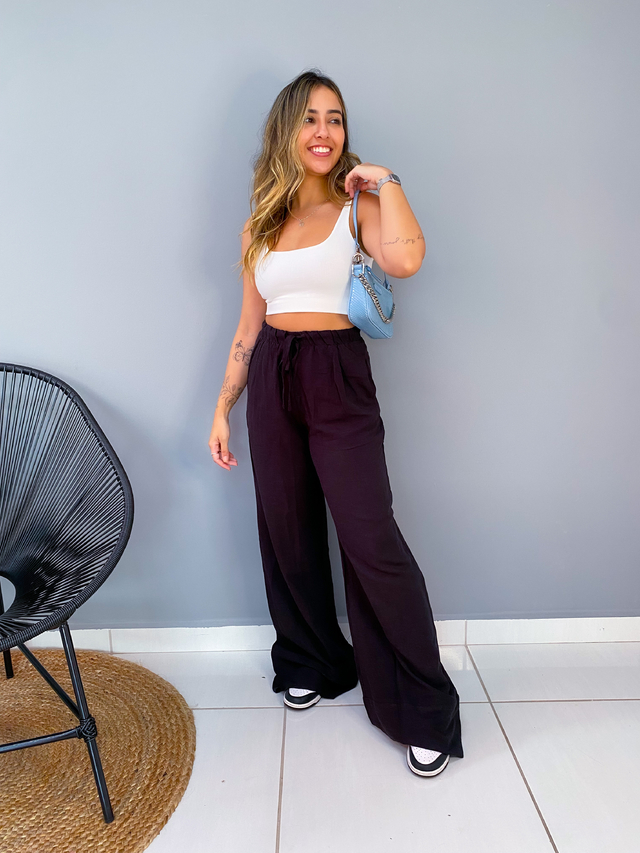 Calça pantalona Ashley - Comprar em BW Fashion Store
