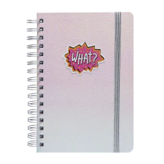 CUADERNO A5 FUNKY 80H RAYADAS T/D - WHAT?