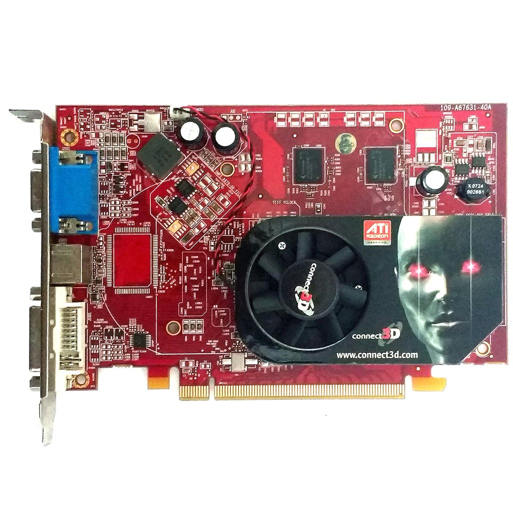 Placa Vídeo ATI Radeon X1550 256MB DDR2 64-bit PCI-E x16