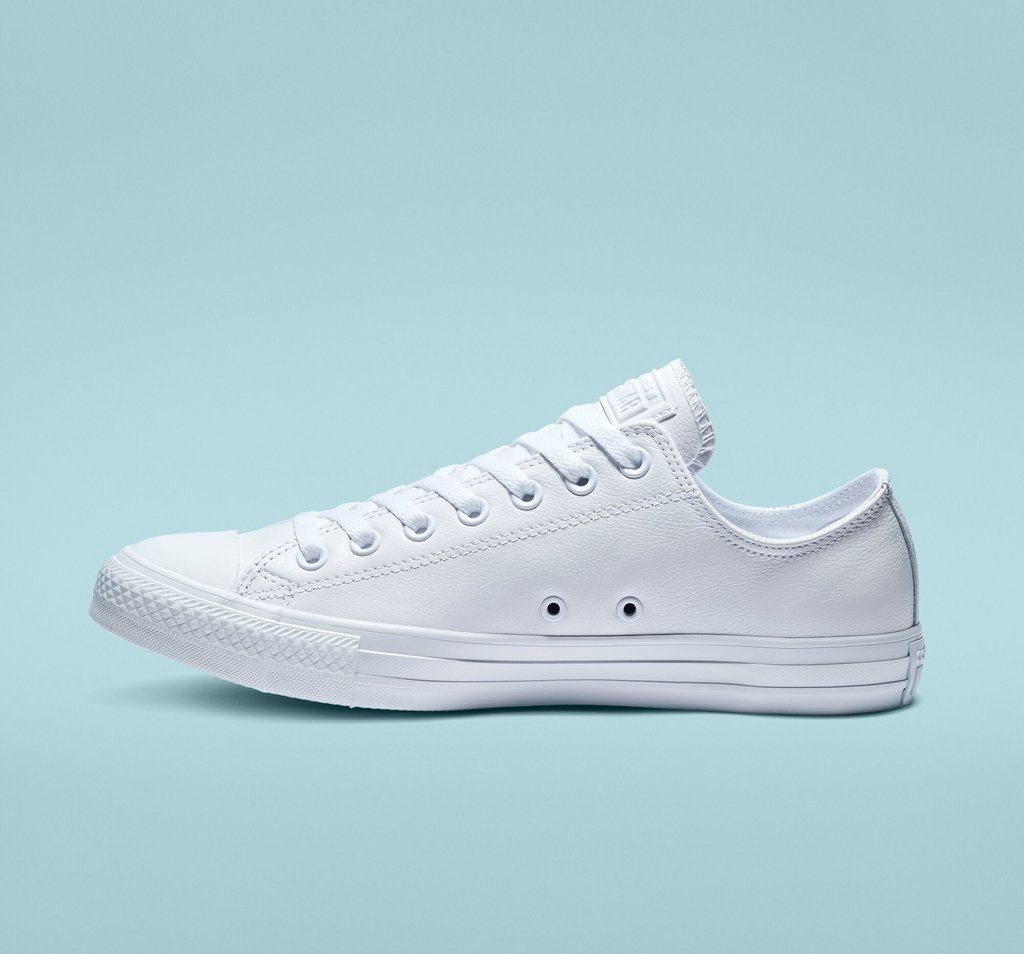 converse monochrome branco