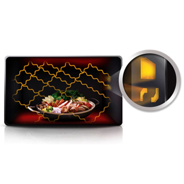 Microondas Samsung 28 litros interior ceramico con grill