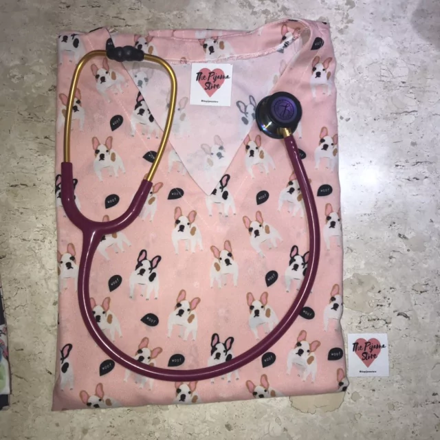 Scrub Bulldog Rosa Comprar em The Pijama Store