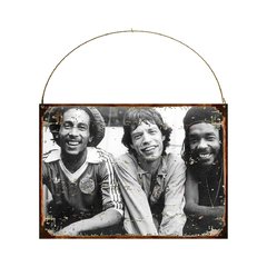 Mick Jagger, Bob Marley y Peter Tosh