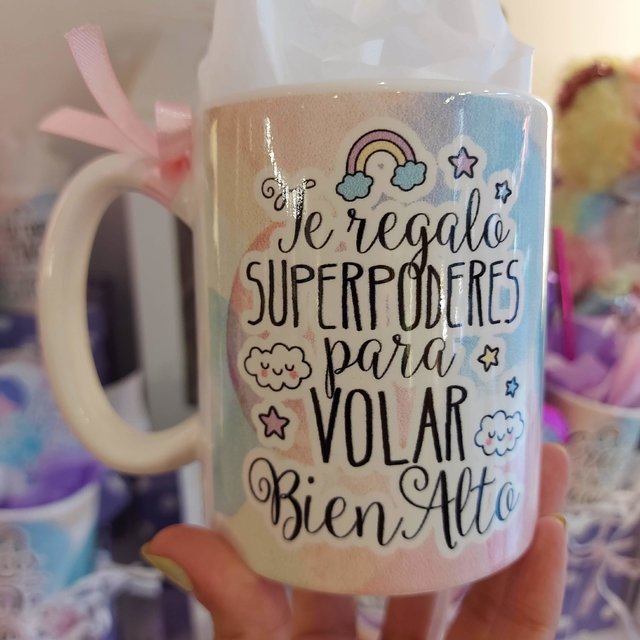 Tazas Línea ACUARELA con FRASES 