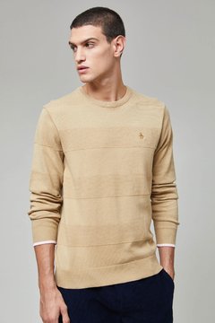 Point Cotton Crew Sweater PENGUIN - PLUS RAFAELA