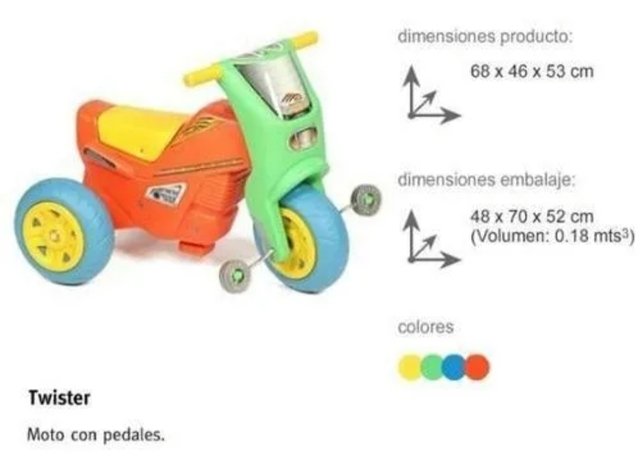 Triciclo Twister Vegui - Comprar en BEMGI