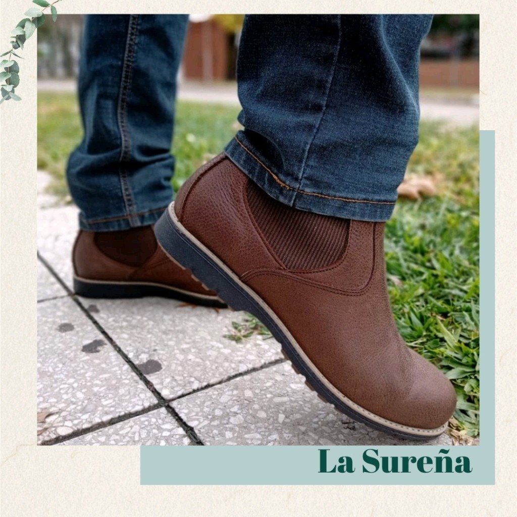 Botineta de cuero para Hombre - Comprar en LA SUREÑA