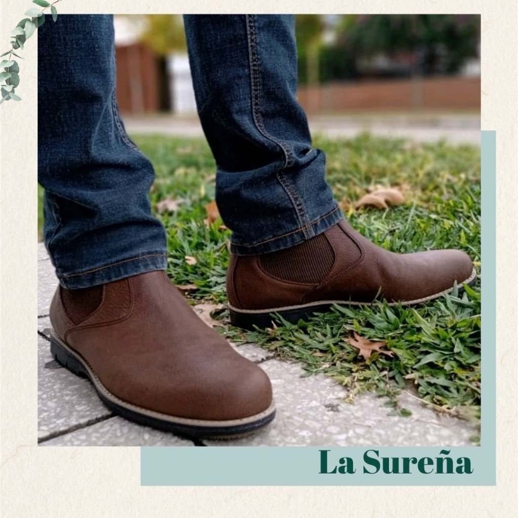 Botineta de cuero para Hombre - Comprar en LA SUREÑA