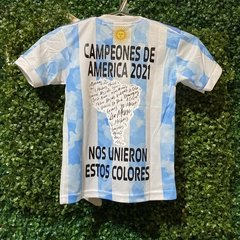 CAMISETA AFA 2021- CAMPEÓN / NIÑO - comprar online