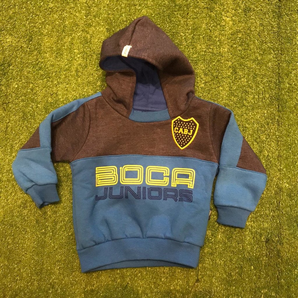 BUZO BOCA CON CAPUCHA BEBÉ - Comprar en Futbolero
