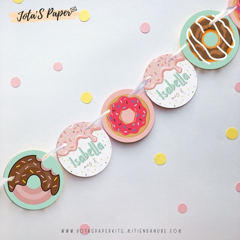 kit imprimible donas donuts
