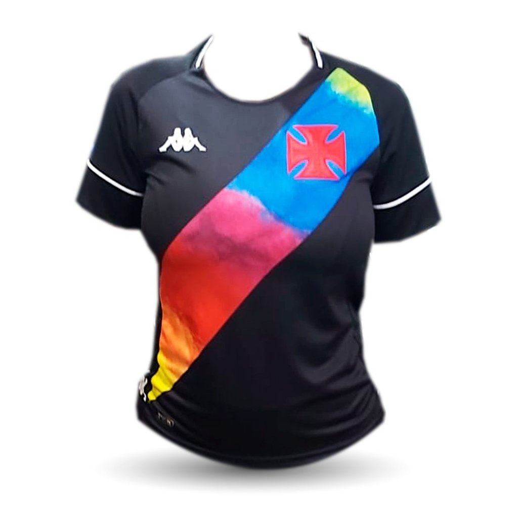 Camisa Vasco LGBT Feminina kappa - Arquiba FC
