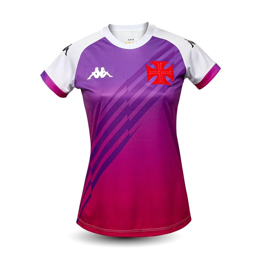 Camisa Vasco Kappa Outubro Rosa Feminino - Arquiba FC