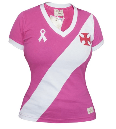 camisa feminina rosa do vasco