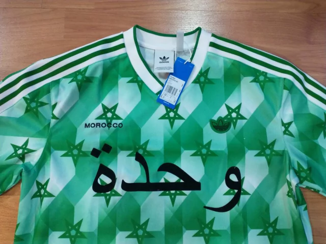 Camiseta Adidas futbol Marruecos talle L retro G82o