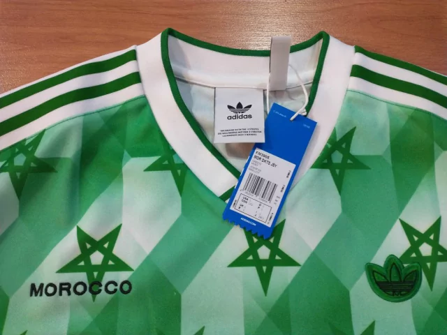 Camiseta Adidas futbol Marruecos talle L retro G82o