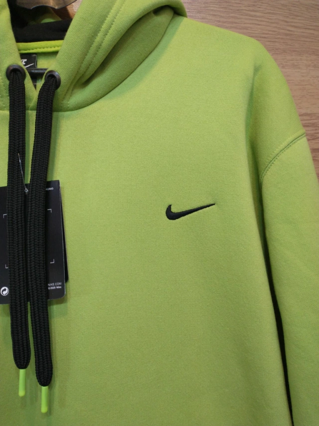 Buzo Hoodie Nike verde Lima talle XL amplio H463 o