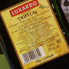 Luxardo Triplum Triple Sec Oregnie 750cc - comprar online