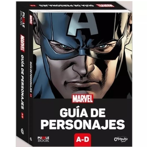 Marvel Capitan América Guia De Personajes A-D Libro Rompecabezas 300 Piezas - Catapulta