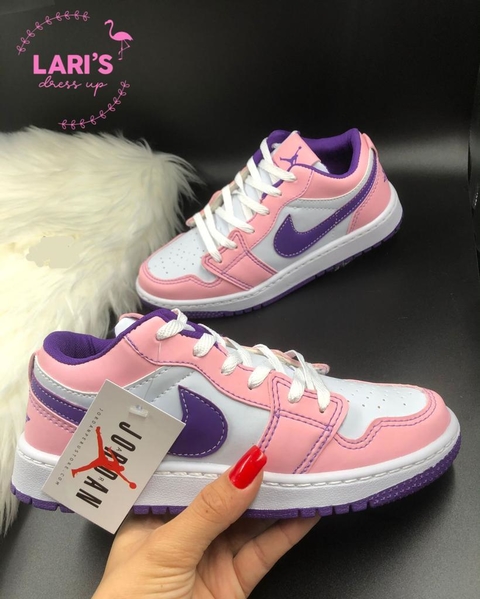 jordan cano baixo rosa