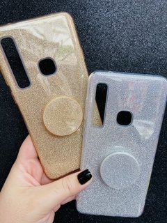 Case Glitter Anti-impacto Com Pop - Samsung A9 2018