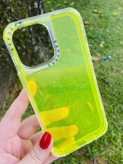 Case 3 em 1 Elegante - iPhone 13 Pro Max - Verde Neon