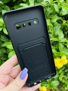 Case Slide Porta Cartão - Samsung S10 - Preto - comprar online