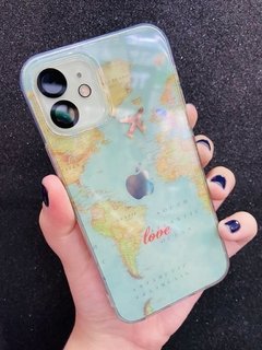 Case Mapa Mundi - iPhone X / Xs na internet