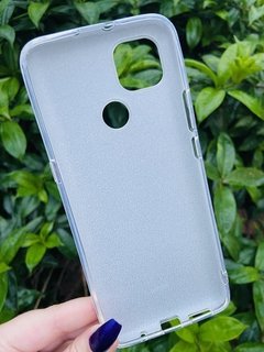 Case Glitter Anti-impacto Com Pop - Motorola G9 Power - Prata - comprar online
