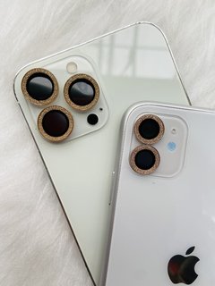 Protetor de câmera brilho - iPhone 11 Pro / iPhone 11 Pro Max / iPhone 12 Pro - Dourado - comprar online